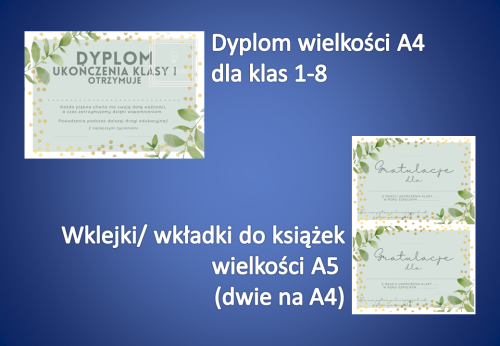 Zestaw Do Druku WKLEJKA Wk adka Do Ksi ki I DYPLOM Na Zako czenie zestaw-do-druku-wklejka-wk-adka-do-ksi-ki-i-dyplom-na-zako-czenie