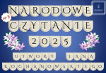 Dekoracja do druku: Jan Kochanowski - Narodowe Czytanie 2025 - nr 3
