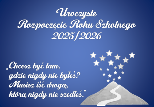 Dekoracja do druku: Rozpoczęcie roku szkolnego nr 9 - Droga 2025