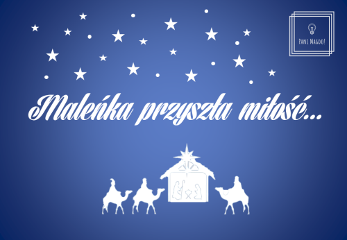 Dekoracja do druku: Maleńka przyszła miłość... wzór nr 1