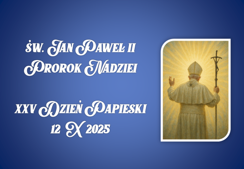 Dekoracja do druku: XXV Dzień Papieski  - NR 1