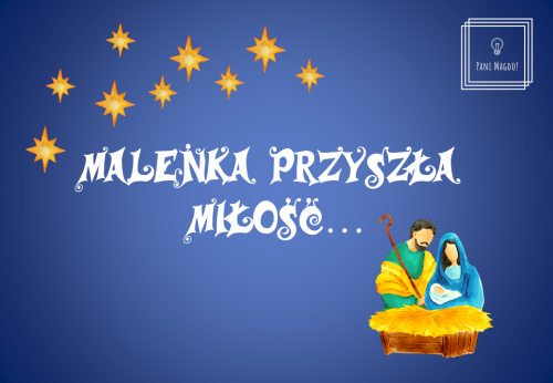 Dekoracja do druku: Maleńka przyszła miłość... wzór nr 2