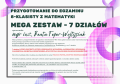 Pomoc do druku: MEGA ZESTAW - Przygotowanie do egzaminu  8-klasisty z matematyki - Z ROZWIĄZANIAMI