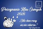 Dekoracja do druku: Nic dwa razy... Pożegnanie Klas Ósmych 2026
