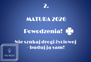 Dekoracja do druku: Matura 2026 - nr 2 