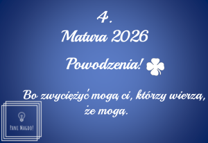 Dekoracja do druku: Matura 2026 - nr 4