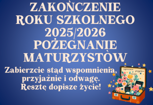 Dekoracja do druku: Walizka - ZESTAW zakończenie roku + pożegnanie maturzystów 2026