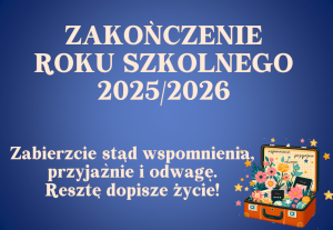 Dekoracja do druku: Walizka - zakończenie roku szkolnego 2026