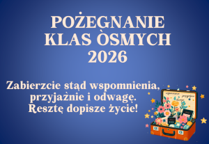 Dekoracja do druku: Walizka - pożegnanie ósmej klasy 2026