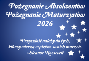 Dekoracja do druku: Przyszłość należy do tych...- pożegnanie maturzystów 2026