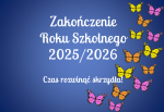 Dekoracja do druku: Czas rozwinąć skrzydła - na Zakończenie Roku Szkolnego 2026