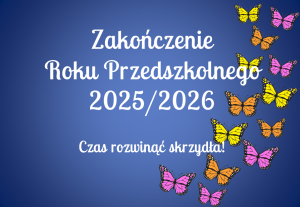 Dekoracja do druku: Czas rozwinąć skrzydła - na Zakończenie Roku Przedszkolnego 2026