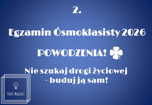 Dekoracja do druku: Egzamin Ósmoklasisty nr 2 - 2026