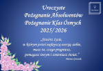 Dekoracja do druku: Stwórz życie... - pożegnanie ósmej klasy 2026