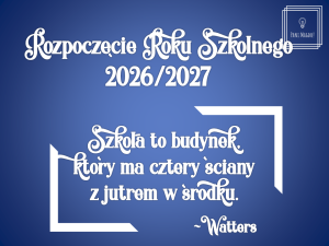 Dekoracja do druku: Rozpoczęcie roku szkolnego nr 10 - cytat Watters - 2026