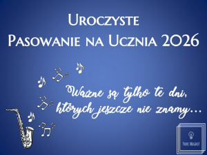 Dekoracja do druku: Pasowanie na ucznia nr 8 - Grechuta 2026