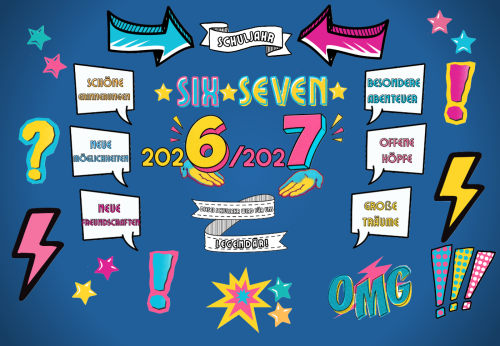 Dekoracja do druku: Rok six-seven 67 - PL i NIEM