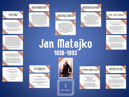 Dekoracja do druku: Jan Matejko - patron roku 2023