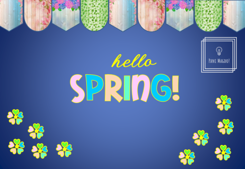 Dekoracja do druku: Hello Spring!