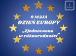 Dekoracja do druku: Dzień Europy