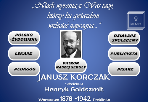 Dekoracja do druku: Janusz Korczak