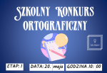 Dekoracja do druku: Szkolny Konkurs Ortograficzny