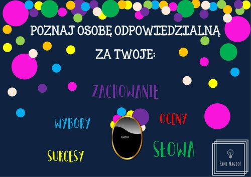 Dekoracja do druku: Poznaj osobę odpowiedzialną za... PL