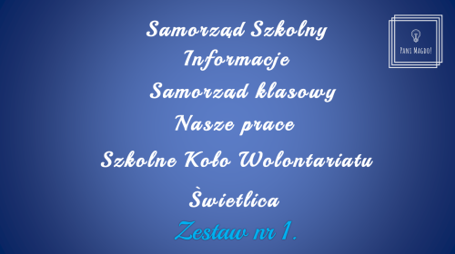 Dekoracja do druku: Zestaw napisów nr 1