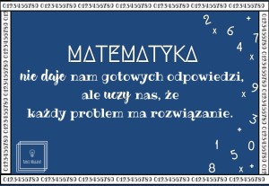 Dekoracja do druku: Matematyka... 
