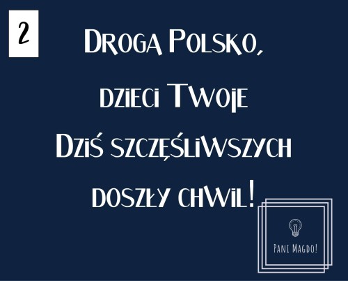 Dekoracja do druku: 11 listopada - cytat nr 2