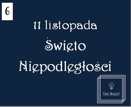 Dekoracja do druku: 11 listopada - NAPIS nr 6