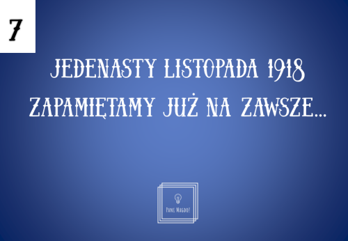 Dekoracja do druku: 11 listopada - cytat nr 7