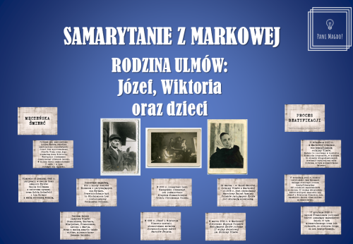 Dekoracja do druku: Rodzina Ulmów