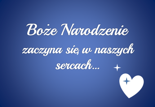 Dekoracja do druku: Boże Narodzenie zaczyna się w naszych sercach 2