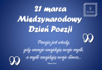 Dekoracja do druku: 21 marca Międzynarodowy Dzień Poezji