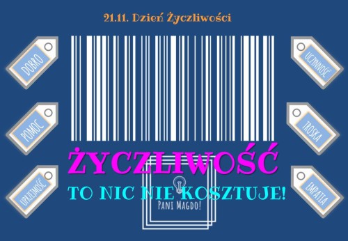 Dekoracja do druku: Życzliwość - to nic nie kosztuje 