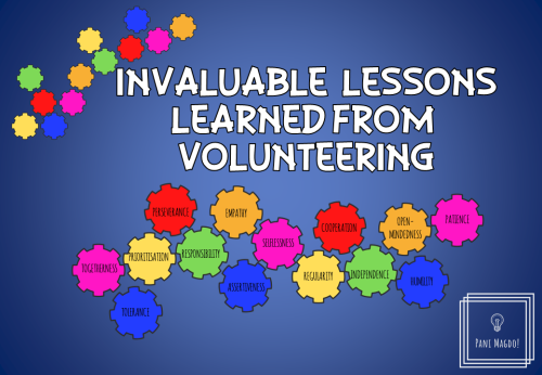 Dekoracja do druku: Czego uczy nas WOLONTARIAT - po angielsku 