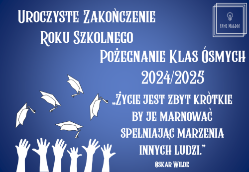 Dekoracja do druku: ZESTAW Życie jest zbyt krótkie - na pożegnanie klas ósmych i zakończenie roku 2025